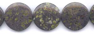 Green Spot Jasper Beads