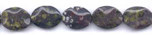 Green Spot Jasper Beads