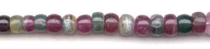 Bi Color Tourmaline Beads