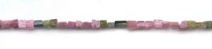 Bi Color Tourmaline Beads