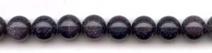 Blue Goldstone Beads