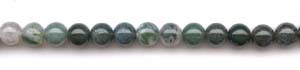 Moss Agate Beads