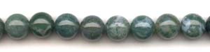 Moss Agate Beads