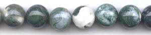 Moss Agate Beads