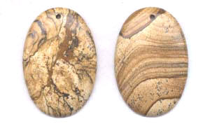 Picture Jasper Beads