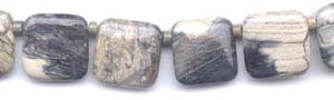 Silver Leaf Jasper Beads