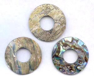 Abalone Donut Beads