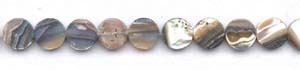 Abalone Dime Beads