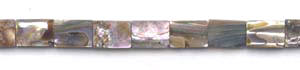 Abalone Flat Rectangle Beads