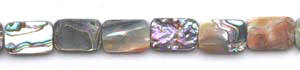 Abalone Flat Rectangle Beads