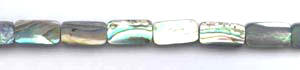 Abalone Flat Rectangle Beads