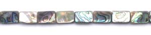 Abalone Flat Rectangle Beads