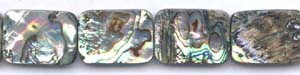 Abalone Flat Rectangle Beads
