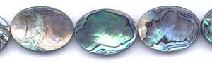 Abalone Flat Oval Beads