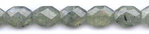 Green Quartz Tourmalinated Beads