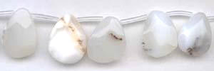 White Opal Beads