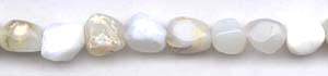 White Opal Beads