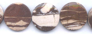 Brown Zebra Beads