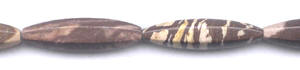 Brown Zebra Beads