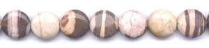 Brown Zebra Beads