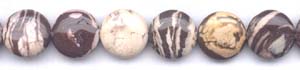 Brown Zebra Beads