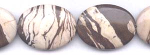 Brown Zebra Beads