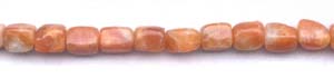 Orange Calcite Nugget Beads