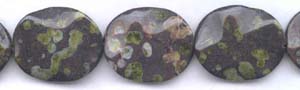 Green Spot Jasper Beads