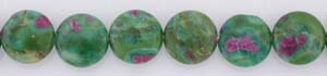 Ruby in Fuchsite Beads