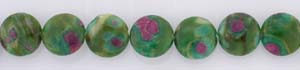 Ruby in Fuchsite Beads