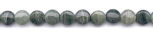 Green Line Quartz Beads
