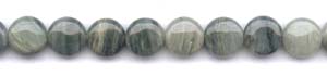 Green Line Quartz Beads