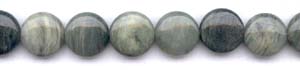 Green Line Quartz Beads