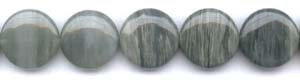 Green Line Quartz Beads