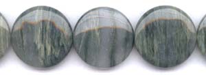 Green Line Quartz Beads