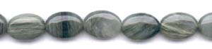 Green Line Quartz Beads