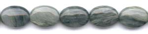 Green Line Quartz Beads