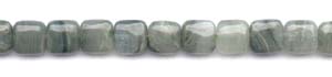 Green Line Quartz Beads