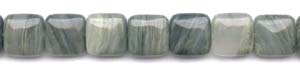 Green Line Quartz Beads