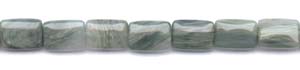 Green Line Quartz Beads