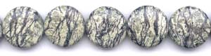 Green Vein Jasper Beads