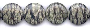 Green Vein Jasper Beads