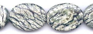 Green Vein Jasper Beads