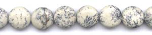 Black Spot Jasper Beads