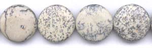 Black Spot Jasper Beads