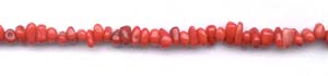 Red Coral Beads