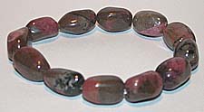 Rhodonite Tumbled Stone Bracelets