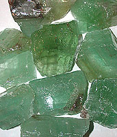 Rough Emerald Green Calcite