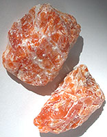 Deep Orange Calcite Rough