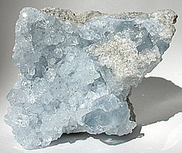 Celestite clusters